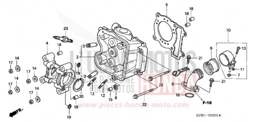 CYLINDER HEAD SH1501 de 2001